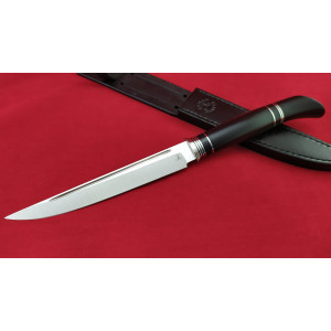 ЧОРНИЙ ЛЕБІДЬ ексклюзивний ніж ручної роботи майстра студії RUSLAN KNIVES, купити замовити в Україні (Сталь N690™ 60 HRC). Photo 2